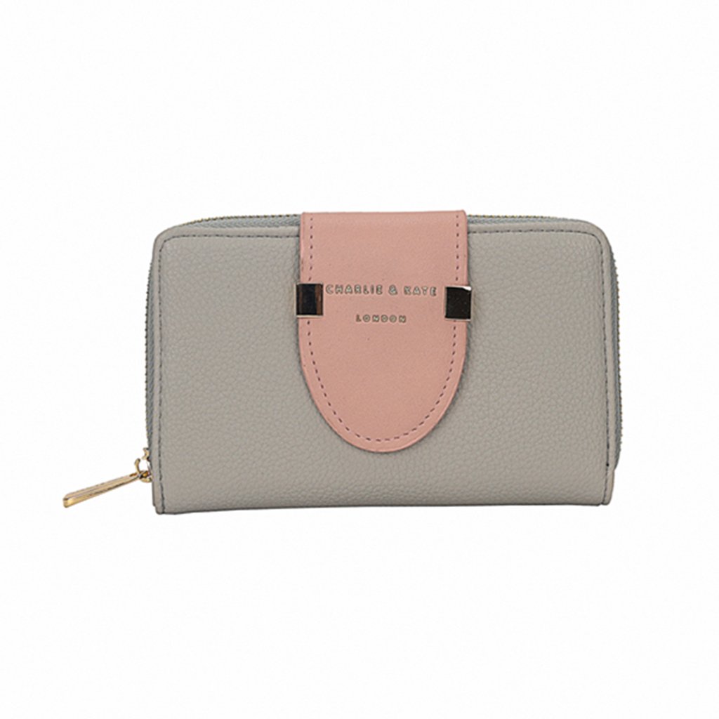 TIFFANY PURSE LIGHT GREY/NUDE