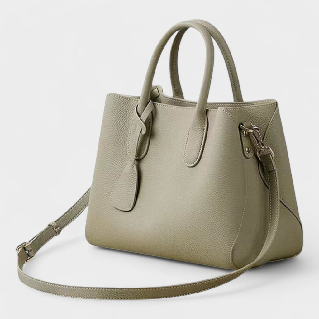 G3010273 LADIES TOP HANDLE BAG KHAKI