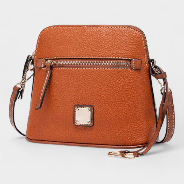 G3010144 LADIES CROSSBODY SHELL BAG BROWN