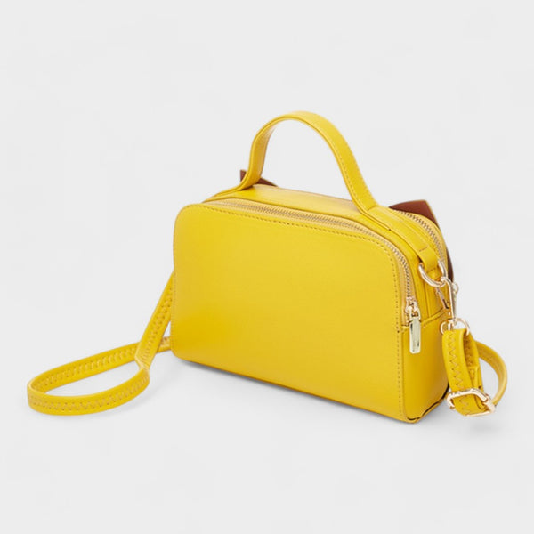 G3010246 LADIES TOP HANDLE BAG MUSTARD