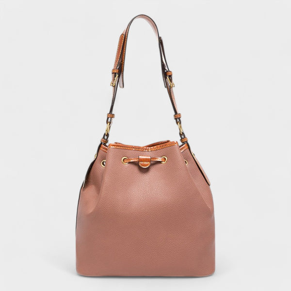 G3010162 LADIES BUCKET BAG UMBER