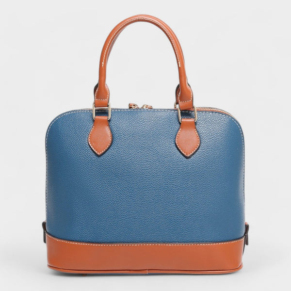 G3010153 LADIES TOP HANDLE SHELL BAG BLUE