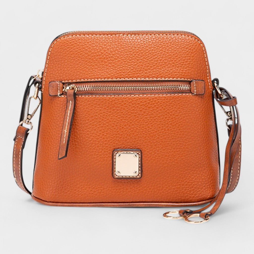 G3010144 LADIES CROSSBODY SHELL BAG BROWN