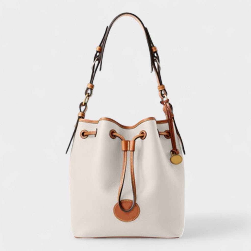 G3010164 LADIES BUCKET BAG WHITE