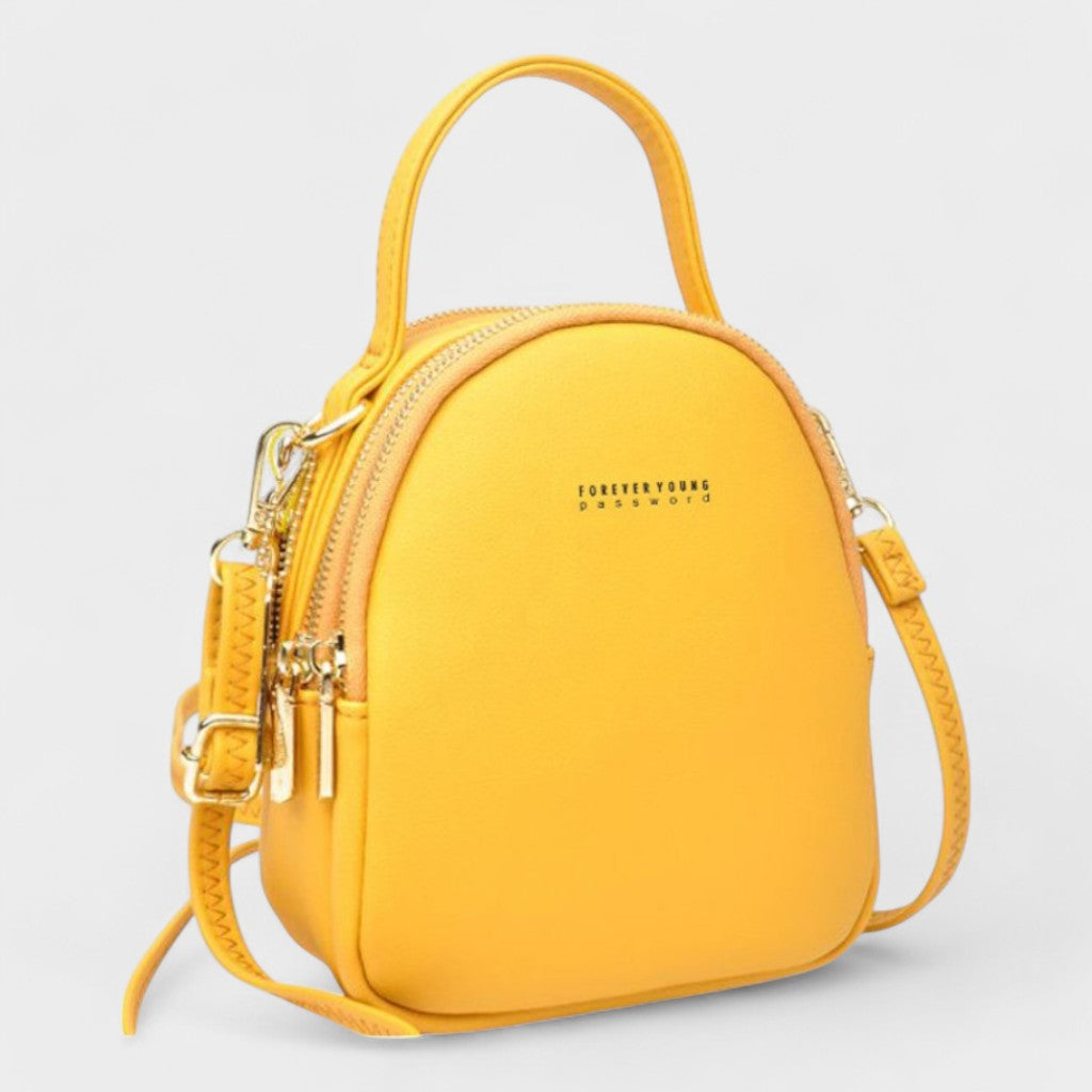 G3010254 LADIES CONVERTIBLE BACKPACK MUSTARD