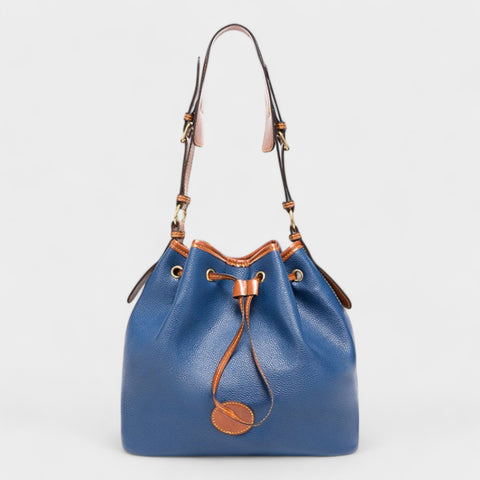 G3010166 LADIES BUCKET BAG BLUE